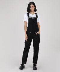 Macacao-de-Sarja-Feminino-Relaxed-com-Bolsos-Preto-9946110-Preto_1