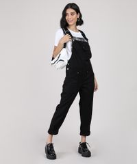 Macacao-de-Sarja-Feminino-Relaxed-com-Bolsos-Preto-9946110-Preto_3