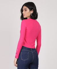 Blusa-Feminina-Cropped-Canelada-com-Botoes-Manga-Longa-Decote-Redondo-Pink-9459882-Pink_2