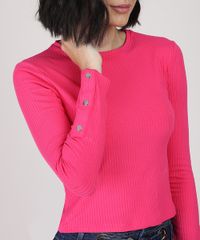 Blusa-Feminina-Cropped-Canelada-com-Botoes-Manga-Longa-Decote-Redondo-Pink-9459882-Pink_4