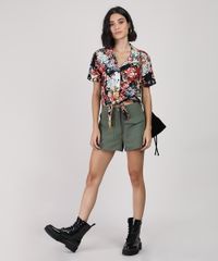 Short-Feminino-BBB-Cintura-Super-Alta-com-Bolsos-Verde-Militar-9883645-Verde_Militar_3
