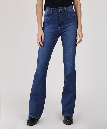 Calca-Jeans-Feminina-Sawary-Flare-Super-Lipo-Cintura-Alta-Azul-Medio-9949259-Azul_Medio_1