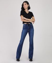 Calca-Jeans-Feminina-Sawary-Flare-Super-Lipo-Cintura-Alta-Azul-Medio-9949259-Azul_Medio_3
