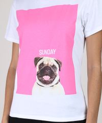 Blusa-Feminina-Cachorro--Sunday--Manga-Curta-Decote-Redondo-Branca-9933000-Branco_4