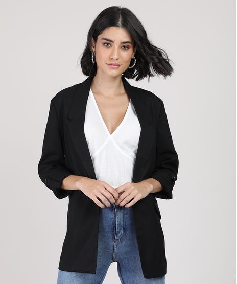 Blazer-Feminino-Longo-com-Martingale-Preto-9817781-Preto_1