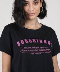 Blusa-Feminina--Sororidade--Manga-Curta-Decote-Redondo-Preta-9876482-Preto_4