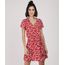 Vestido-Feminino-Curto-Estampado-Floral-Manga-Curta-Vermelho-9877765-Vermelho_1
