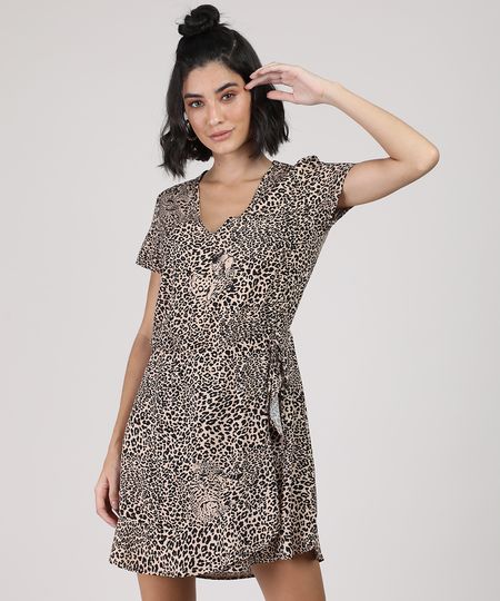 Vestido-Feminino-Curto-Estampado-Animal-Print-Onca-Manga-Curta-Bege-9877766-Bege_1 Vestido-Feminino-Curto-Estampado-Animal-Print-Onca-Manga-Curta-Bege-9877766-Bege_1