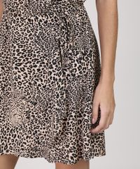 Vestido-Feminino-Curto-Estampado-Animal-Print-Onca-Manga-Curta-Bege-9877766-Bege_4