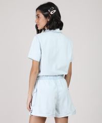 Macaquinho-Jeans-Feminino-com-Ziper-Manga-Curta--Azul-Claro-9944880-Azul_Claro_2