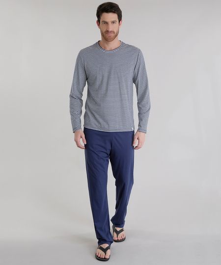 Pijama-Listrado-Off-White-8660938-Off_White_1 Pijama-Listrado-Off-White-8660938-Off_White_1