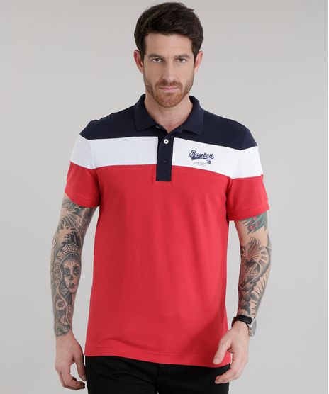 Polo-em-Piquet--Baseball--Vermelha-8526941-Vermelho_1