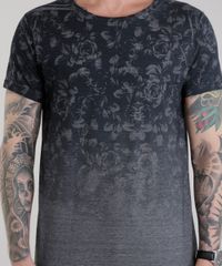 Camiseta-Longa-com-Estampa-Floral-Cinza-Mescla-8586079-Cinza_Mescla_4