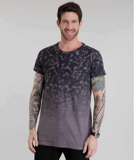 Camiseta-Longa-com-Estampa-Floral-Roxa-8586079-Roxo_1