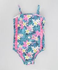 Maio-Estampado-Floral-com-Babados-Verde-Escuro-8661518-Verde_Escuro_1