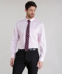 Camisa-Comfort---Gravata-em-Jacquard-Listrada-Rosa-Claro-8581620-Rosa_Claro_5