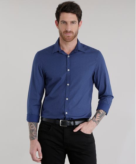 Camisa-Slim-Estampada-Azul-Marinho-8500229-Azul_Marinho_1