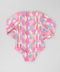 Maio-Estampado-de-Penas-com-Protecao-UV50-Rosa-8661538-Rosa_2