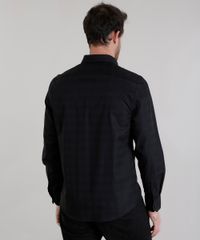 Camisa-Slim-em-Algodao---Sustentavel-Preta-8581116-Preto_2