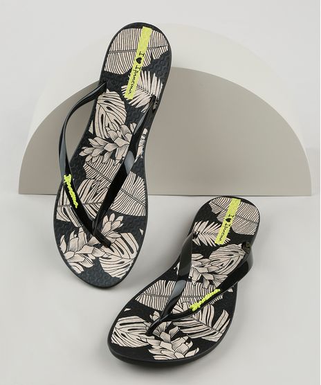 Chinelo-Feminino-Ipanema-Wave-Folhas-Preto-9941683-Preto_1