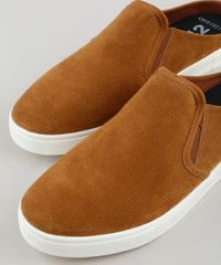 Tenis-Slip-On-Mule-Masculino-Oneself-em-Suede--Caramelo-9939392-Caramelo_3