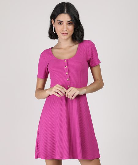 Vestido-Feminino-Curto-Canelado-com-Botoes-Manga-Curta-Roxo-9920398-Roxo_1 Vestido-Feminino-Curto-Canelado-com-Botoes-Manga-Curta-Roxo-9920398-Roxo_1