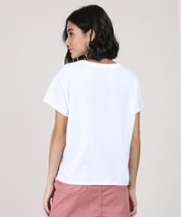 Blusa-Feminina-Mulher-com-Chiclete-Manga-Curta-Decote-Redondo-Off-White-9876483-Off_White_2