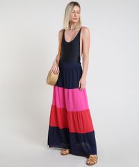 Saia-Feminina-Longa-Color-Block-com-Recortes-Azul-Marinho-9887841-Azul_Marinho_3