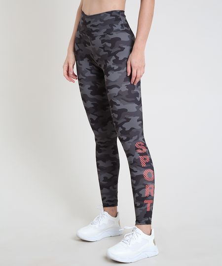 calça legging feminina camuflada