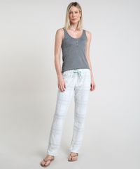 Pijama-Feminino-Estampado-Xadrez-Regata-Cinza-Mescla-9867317-Cinza_Mescla_1