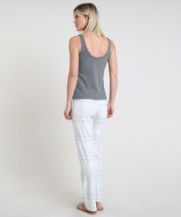 Pijama-Feminino-Estampado-Xadrez-Regata-Cinza-Mescla-9867317-Cinza_Mescla_2