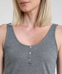 Pijama-Feminino-Estampado-Xadrez-Regata-Cinza-Mescla-9867317-Cinza_Mescla_3