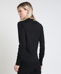 Sueter-Feminino-com-Lurex-Gola-Alta--Preto-9796408-Preto_2