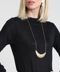 Sueter-Feminino-com-Lurex-Gola-Alta--Preto-9796408-Preto_4