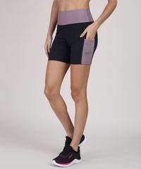 Bermuda-Feminina-Esportiva-Ace-Cintura-Super-Alta-com-Bolso-em-Tela-Preta-9921022-Preto_1