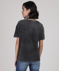 Blusa-Feminina-Jasmine-Aladdin-Manga-Curta-Decote-Redondo-Chumbo-9897579-Chumbo_2