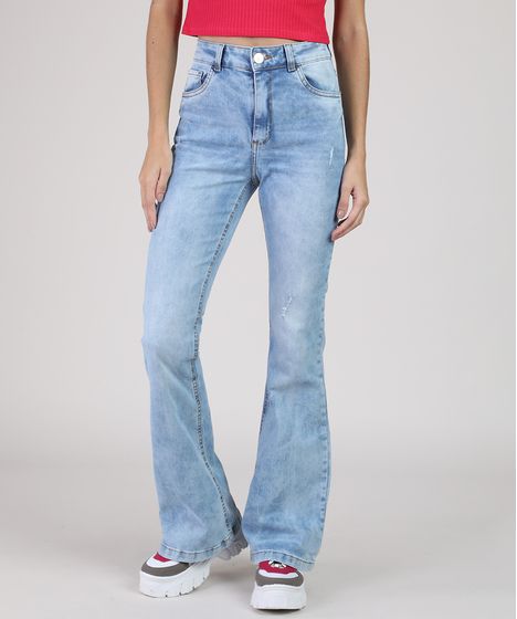 calça jeans feminina flare