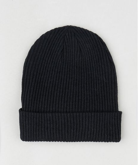 Gorro-Masculino-em-Trico-Canelado-Preto-1-9801873-Preto_1_1