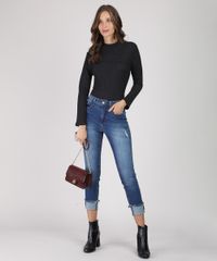 Sueter-Feminino-Canelado-em-Trico-Decote-Redondo-Cinza-Mescla-Escuro-9806260-Cinza_Mescla_Escuro_3 Sueter-Feminino-Canelado-em-Trico-Decote-Redondo-Cinza-Mescla-Escuro-9806260-Cinza_Mescla_Escuro_3