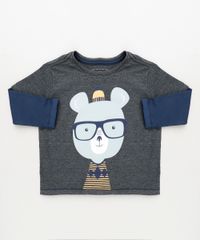 Camiseta-Infantil-Urso-Nerd-Manga-Longa-com-Sobreposicao-Chumbo-9946609-Chumbo_1