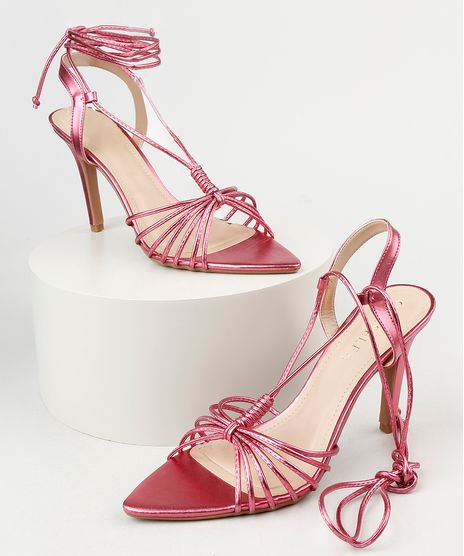 Sandalia-Feminina-Oneself-Salto-Alto-Metalizada-com-Amarracao-Rosa-9945212-Rosa_1