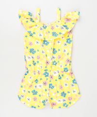 Macaquinho-Infantil-Open-Shoulder-Estampado-Floral-com-Babado-Manga-Curta-Amarelo-9913806-Amarelo_2