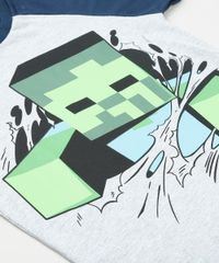 Pijama-Infantil-Minecraft-Camiseta-Manga-Curta-Cinza-Mescla-9884816-Cinza_Mescla_3