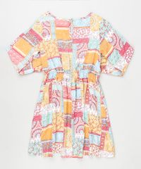 Vestido-Infantil-Patchwork-Manga-Longa-Multicor-9906182-Multicor_2
