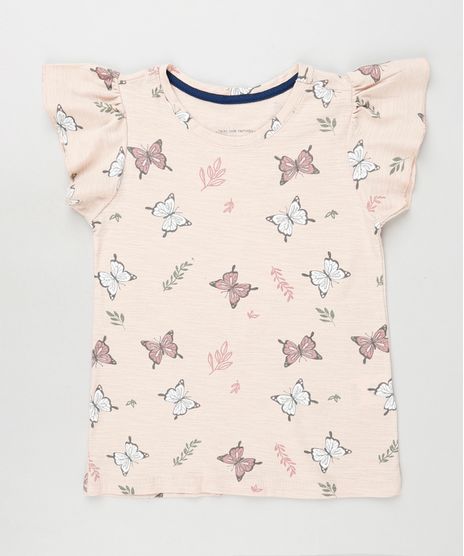 Blusa-Infantil-Estampada-de-Borboletas-com-Babado-na-Manga--Rosa-Claro-9905536-Rosa_Claro_1