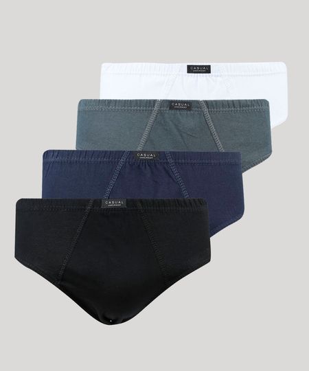 Kit-de-4-Cuecas-Masculinas-Slip-Multicor-9946451-Multicor_1 Kit-de-4-Cuecas-Masculinas-Slip-Multicor-9946451-Multicor_1