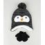 Kit-de-Gorro-Infantil-Pinguim-com-Pompom-Cinza-Mescla-Escuro---Luva-em-Trico-Preta-9784978-Preto_1