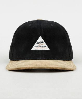 Bone-Masculino-Aba-Reta-em-Suede-com-Veludo-Cotele-Preto-9769561-Preto_1