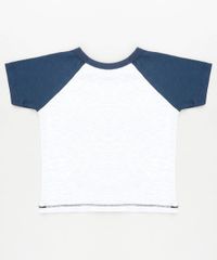Camiseta-Infantil-Raglan-com-Estampa-Interativa-de-Leao-Manga-Curta-Branca-9879822-Branco_2