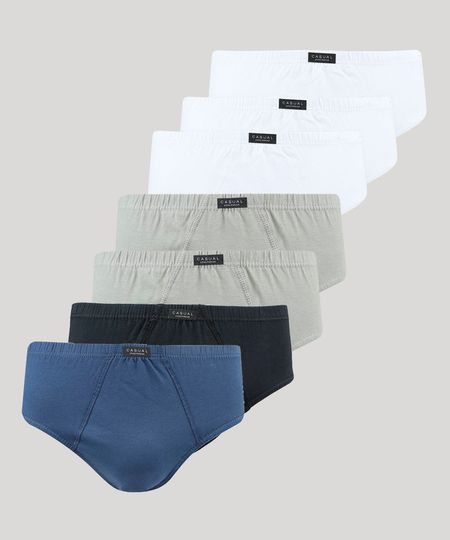 Kit-de-7-Cuecas-Masculinas-Slip-Multicor-9946445-Multicor_1 Kit-de-7-Cuecas-Masculinas-Slip-Multicor-9946445-Multicor_1